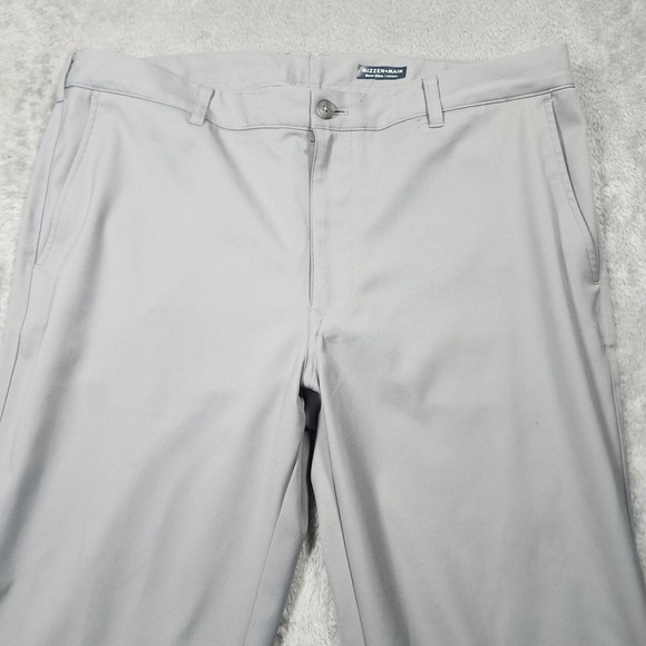 Mizzen+Main Baron Chino Pants Mens 38x32 Gray Athletic Performance Stretch - Picture 4 of 11